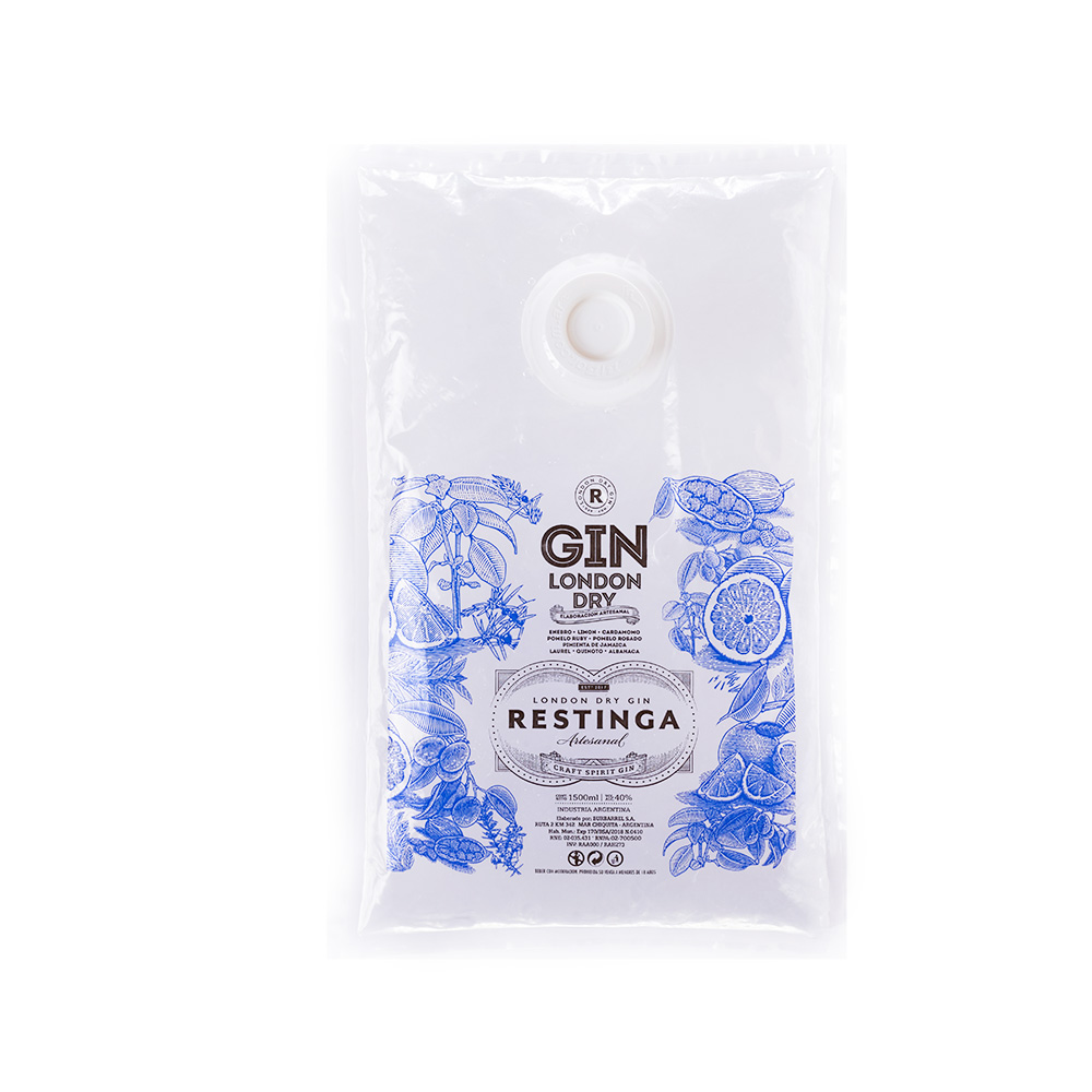 RESTINGA Gin - London Dry Bag Recarga 1.5L