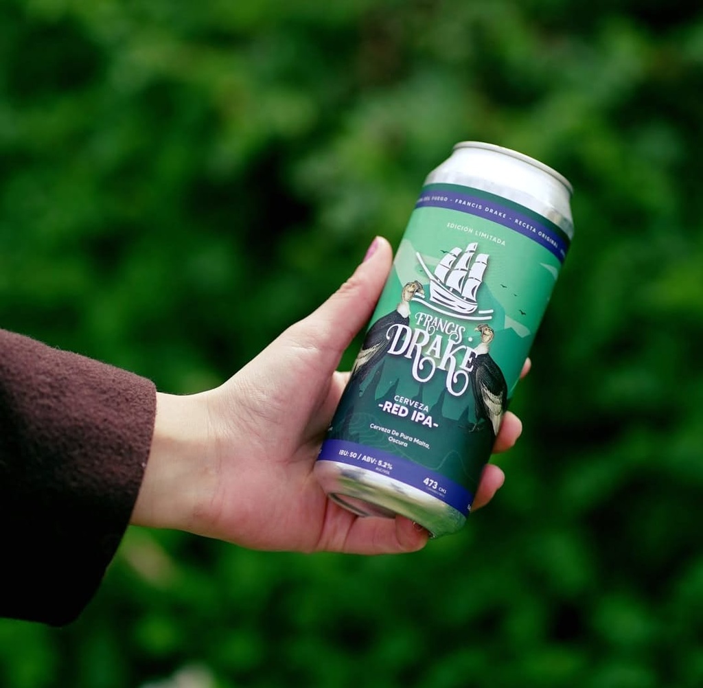 Cerveza Drake - Red IPA - Lata 500ml