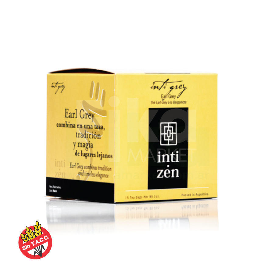 Inti Zen Earl Grey - Caja 15 sobres