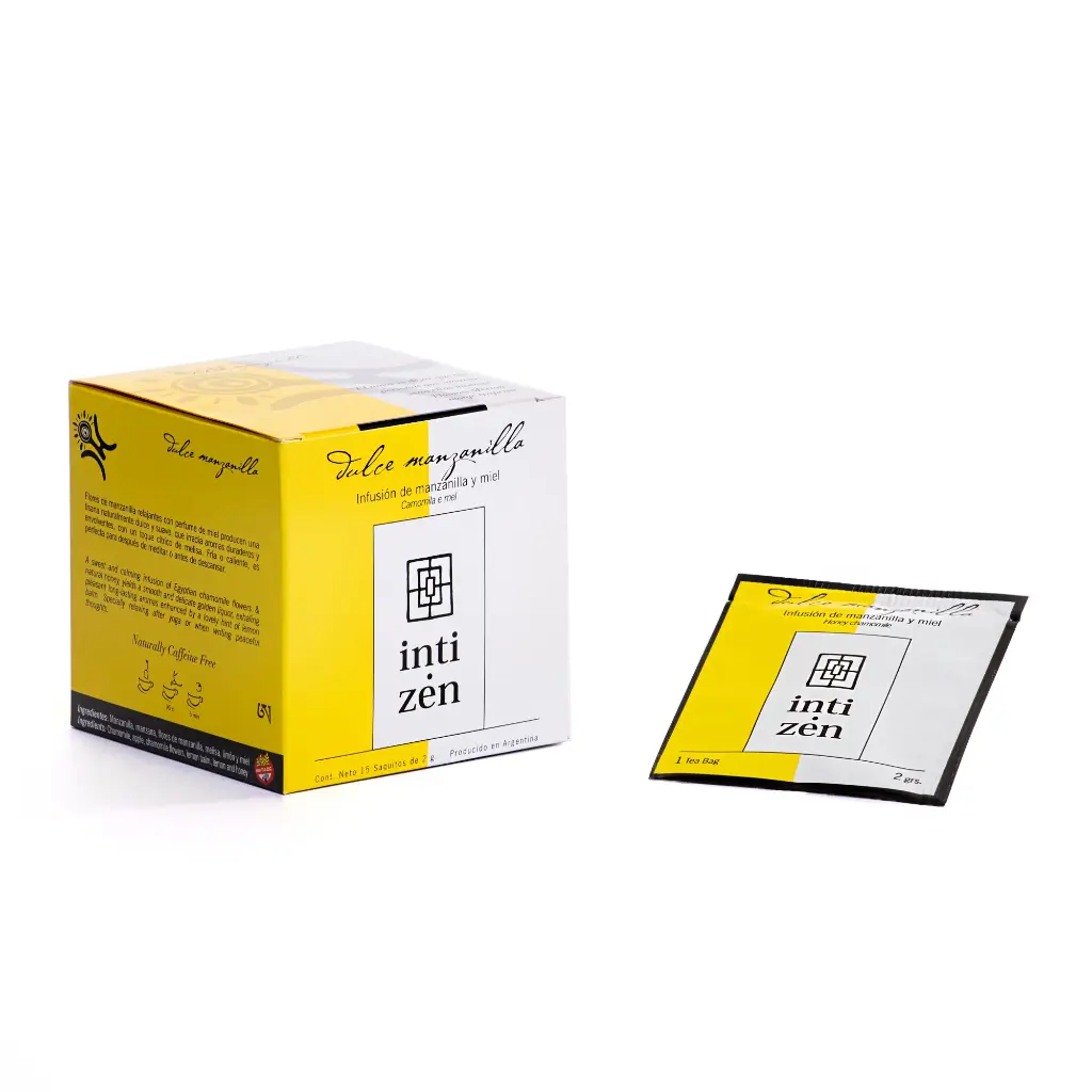 INTI ZEN Dulce Manzanilla - Caja 15 sobres