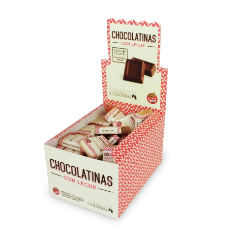 COLONIAL Chocolatinas Con Leche 50u.