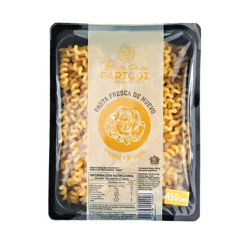 Pariggi Pastas - Fusilli Lunghi al huevo 450g