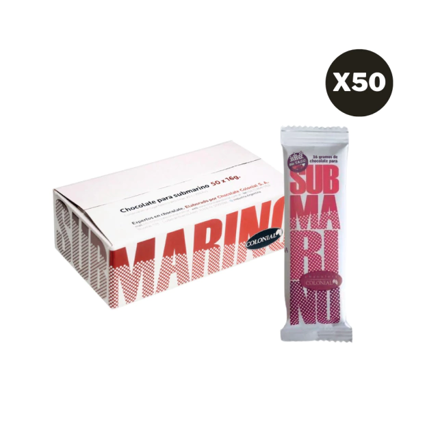 Colonial - Submarino tabletas 50u x16g