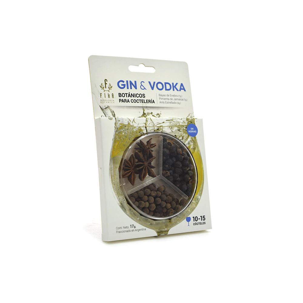 Fika - Pastillero Gin & Vodka con Hibiscus/Pimienta de Rosa/Rosas 10g