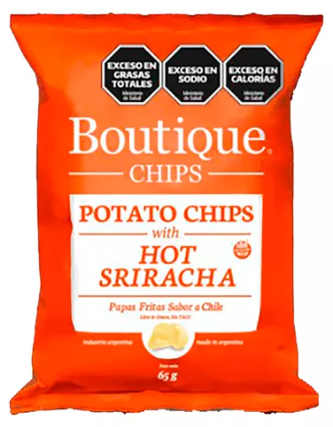 Boutique Chips Papa Fritas - Hot Sriracha 65g 