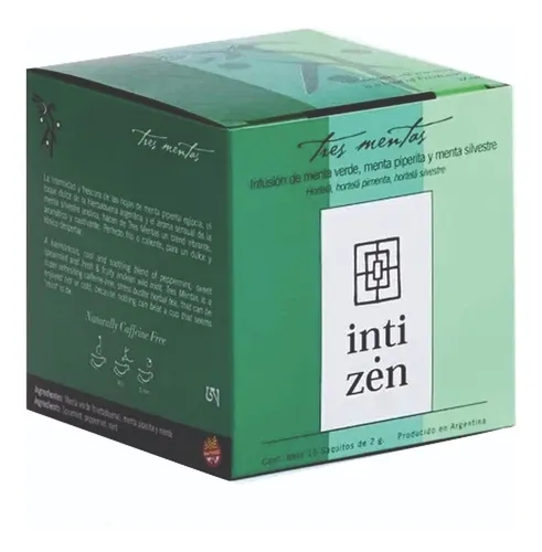 Inti Zen Tres Mentas - Caja 15 sobres 