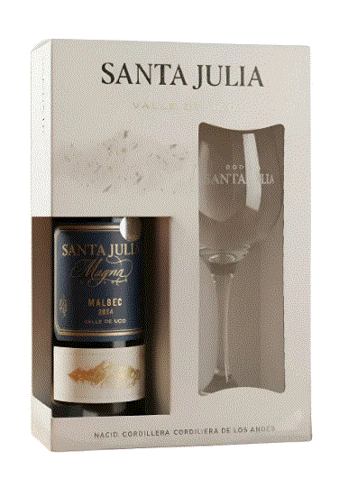 Santa Julia Magna Estuche Bot 750 + Copa