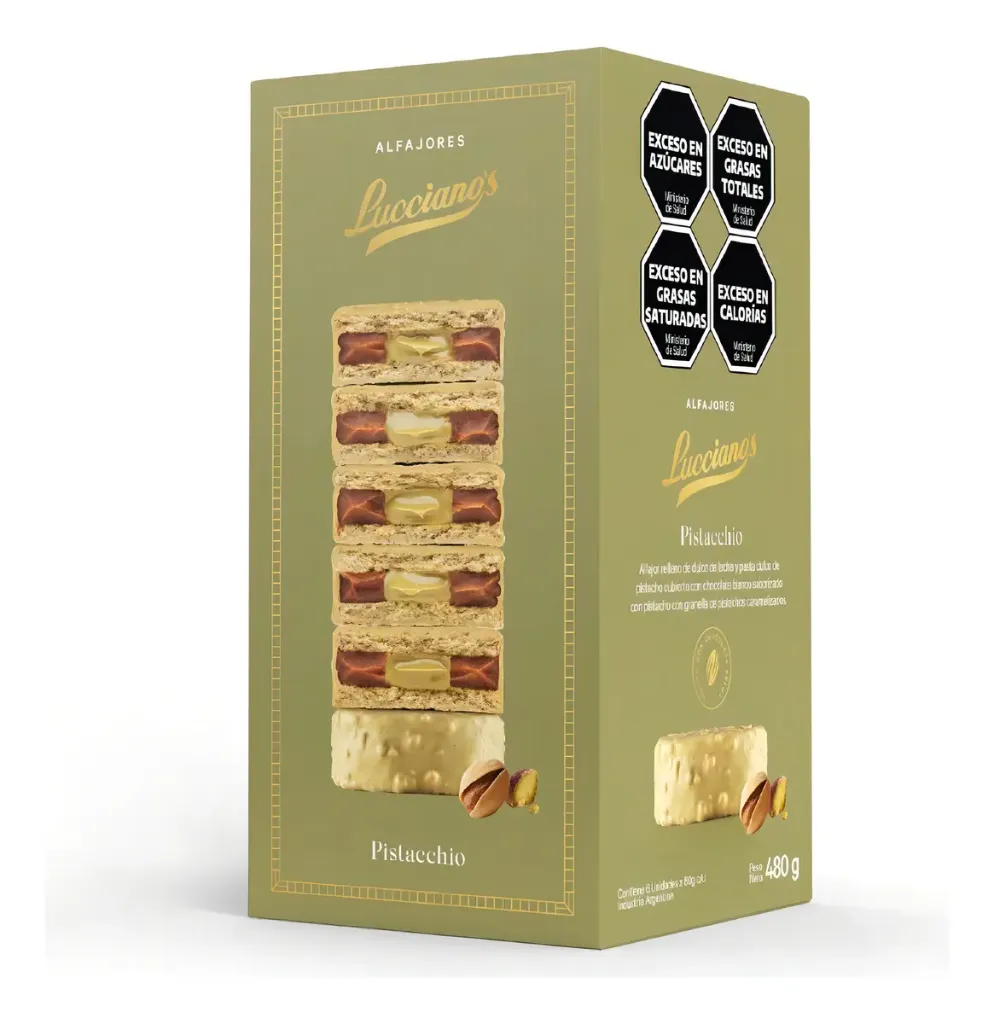 [ALF1] LUCCIANO Alfajor Pistacchio x6