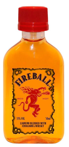 Fireball - Whisky Canadiense con canela Botella 50c