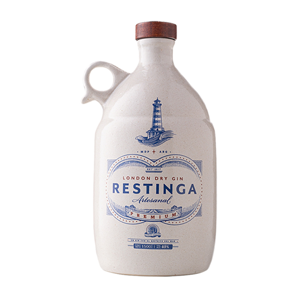 Gin Restinga - London Dry Botella Ceramica 1.5L