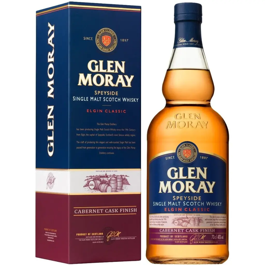 Whisky Glen Moray Cabernet Cask - Single Malt Botella 700c