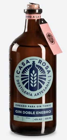 GIN CASA ROSA Doble Enebro Botella 500c