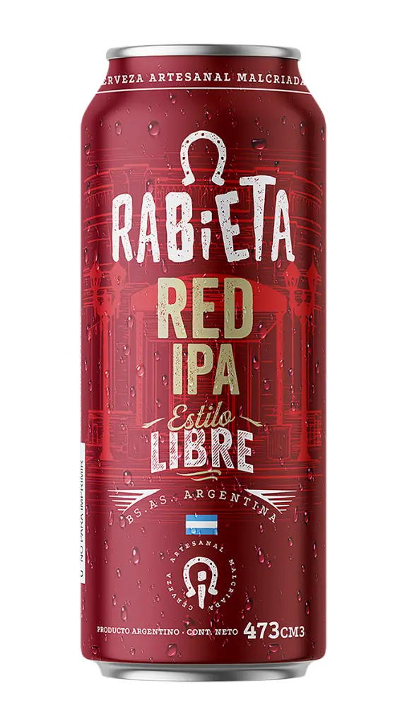 Cerveza Rabieta - Red Ipa Lata 473ml