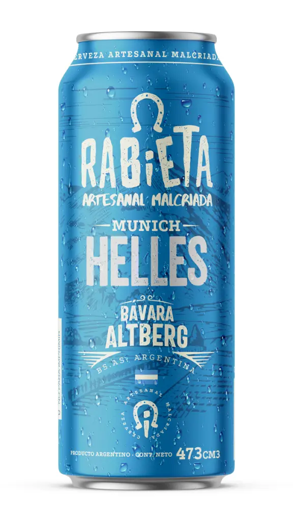 Cerveza Rabieta - Helles Lata 473ml