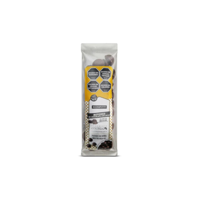 Colonial - Botones con Chocolate Con Leche 100g