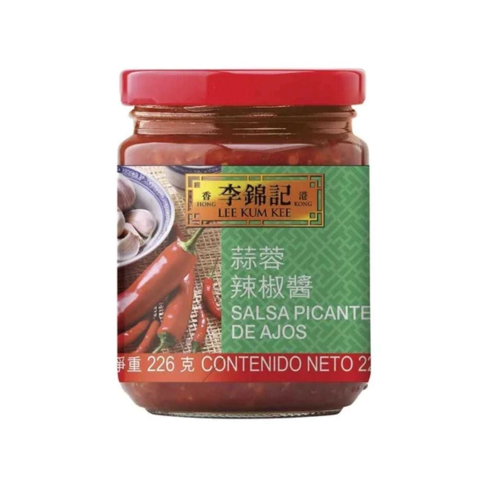 Lee Kum Kee - Salsa Pimientos y Ajo - botella 226g