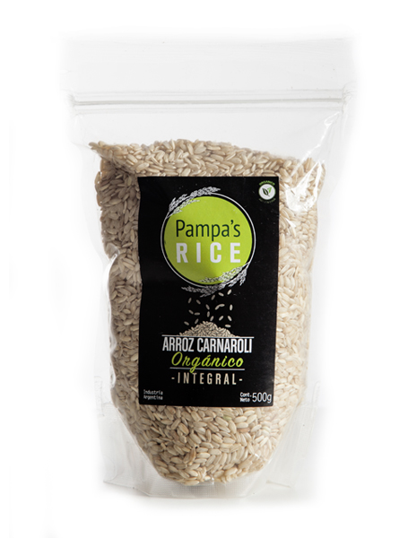 Pampas Organic - Arroz Largo Fino Integral 500g