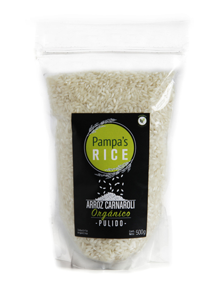 Pampas Organic - Arroz Corto Pulido 500g
