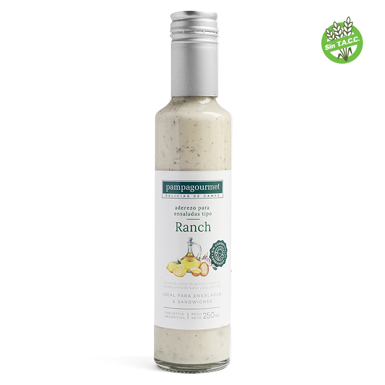 Pampa Gourmet Aderezo Organico Ranch 250g