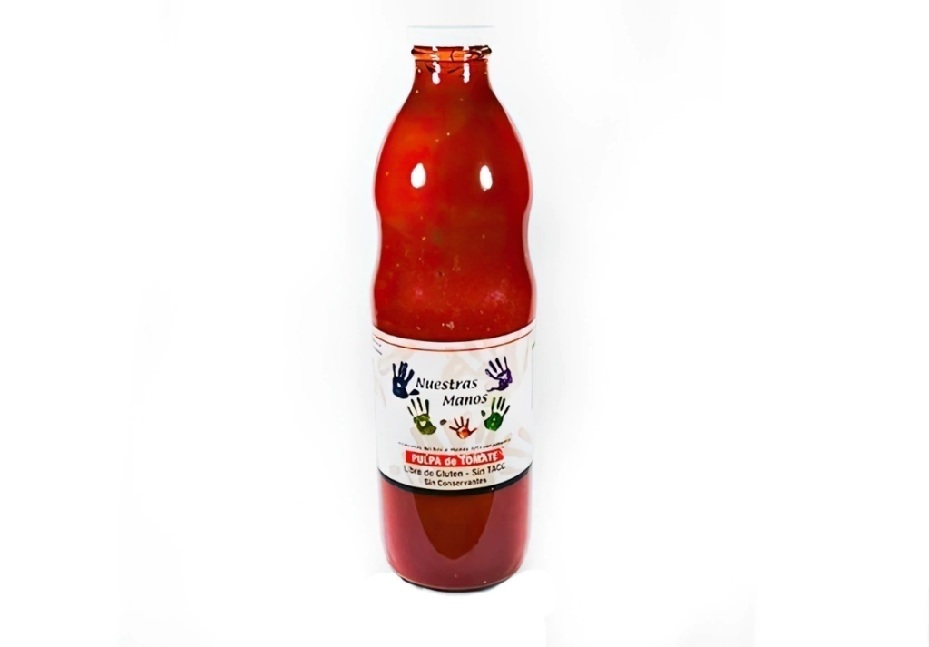 NUESTRAS MANOS Pulpa de Tomates organicos - - Frasco 950g