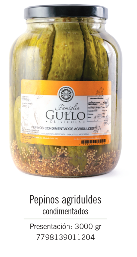 [1120] Gullo - Pepinillo Agridulce 3k