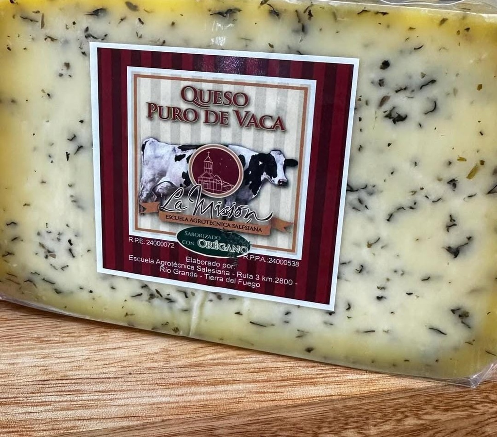 Queso La Mision Leche de Vaca con oregano - 1k