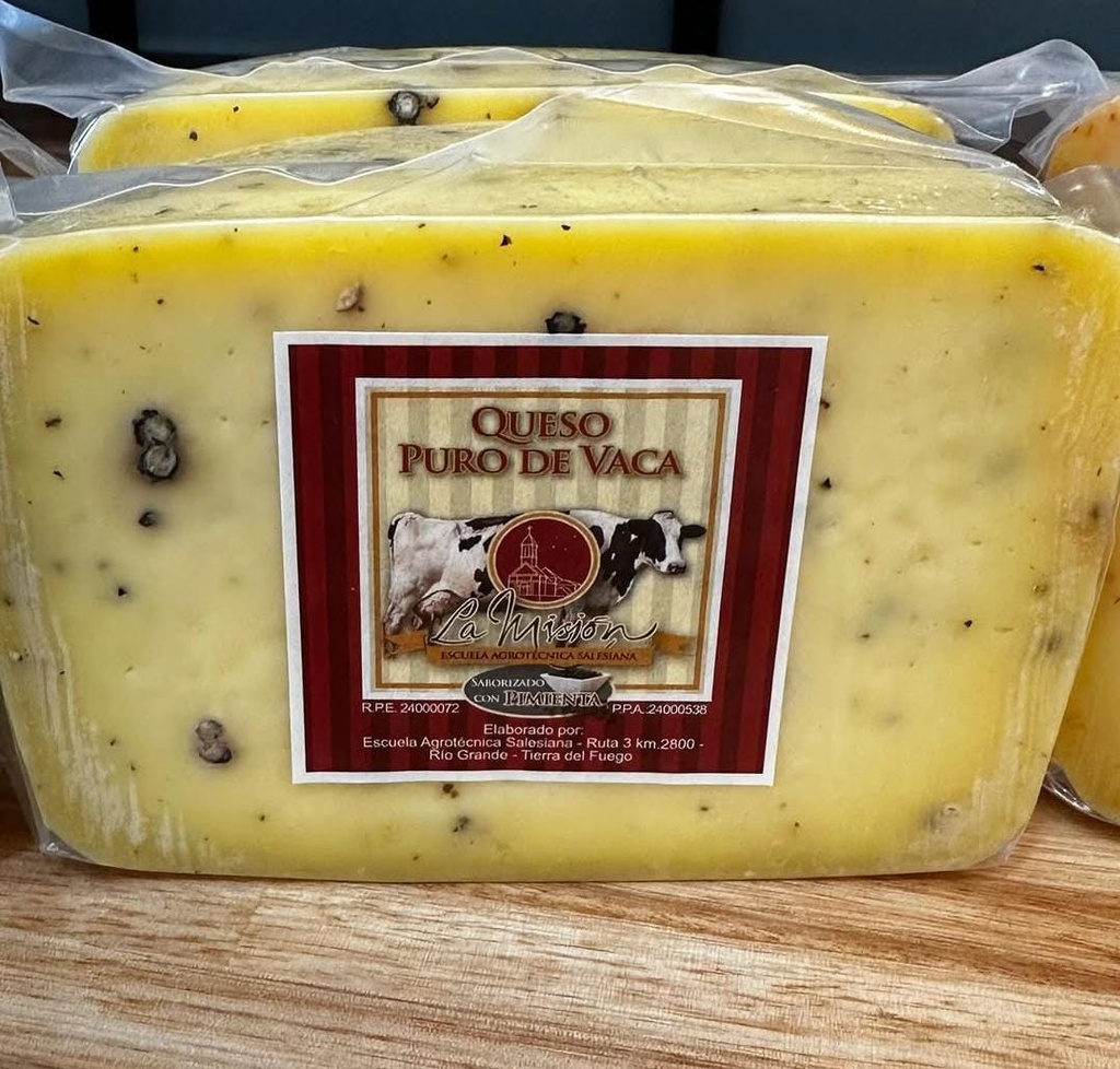 LA MISION Queso Leche de Vaca con pimienta - 1k
