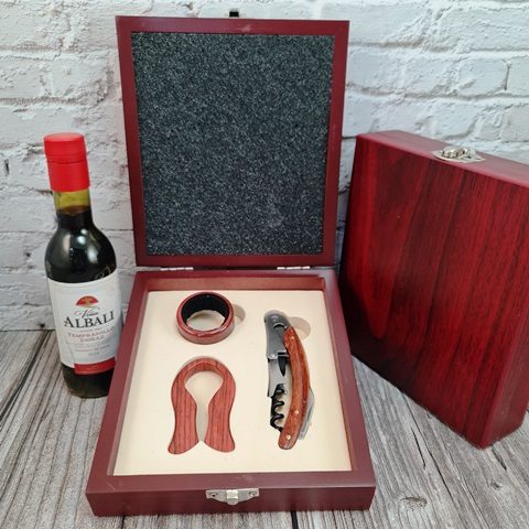 Set de vino con 3 acc. Premium