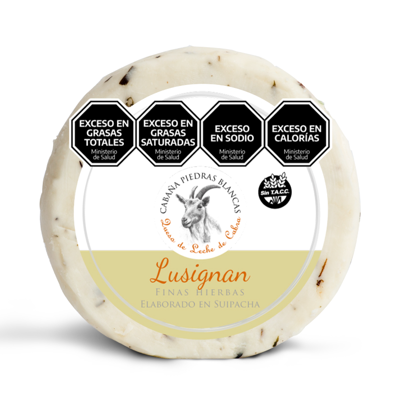 Queso Cabaña Piedras Blancas Lusignan c/ hierbas 1K     