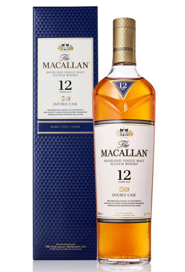 Whisky Macallan Double Cask 12 Años - Single Malt Botella 700c