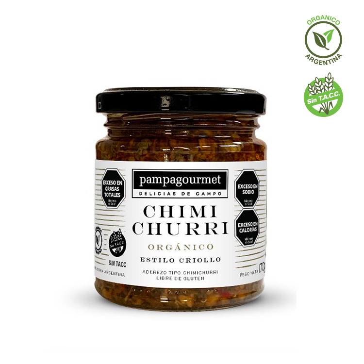 Pampa Gourmet Salsa Chimichurri Orgánico Tango Styles 265g 