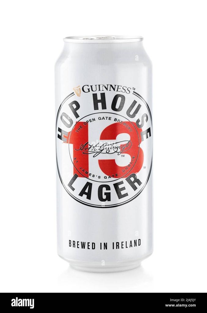 Cerveza Guinness Hop House Lager 13 Lata 473ml