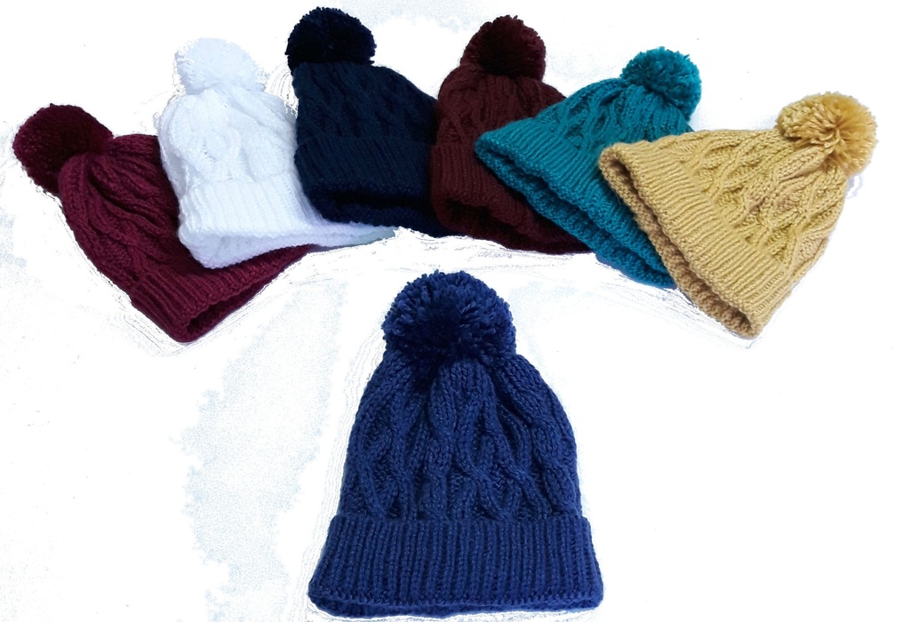 FLD GORRO C/POMPON