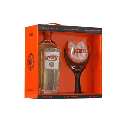 Gin Heredero - Mandarina Estuche 1Botella 1 Copa