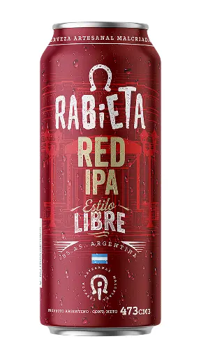 Cerveza Rabieta - Red Ipa Lata 500ml