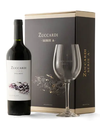 [00100105528] Zuccardi Serie A Estuche 1 botella 750c + 1 copa