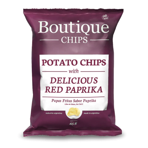 Boutique Chips Papa Fritas - Delicious Red Paprika 65g