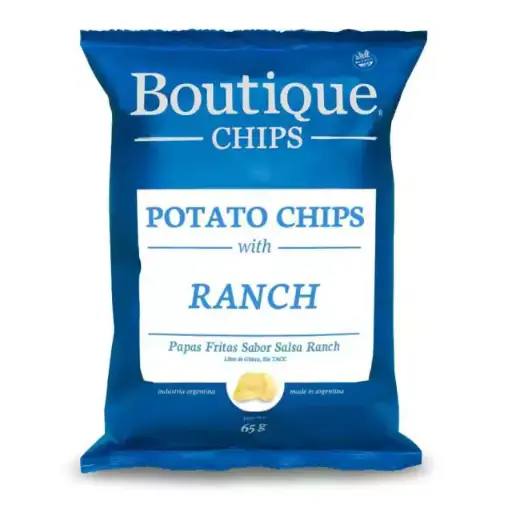 Boutique Chips Papa Fritas - Ranch 65g
