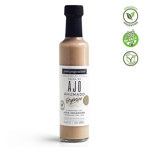 [7798131061894] Pampa Gourmet Salsa Ajo Ahumadado 285g