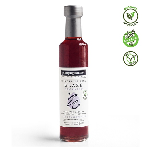 Pampa Gourmet Vinagre Organico Vino Glaze 340g