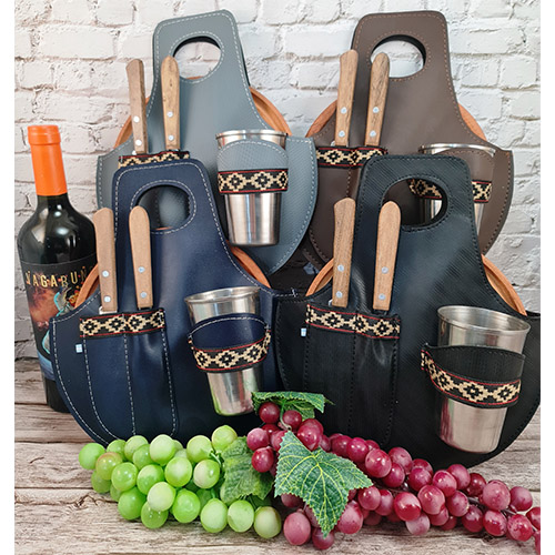 [LC9060/9041] Set asado p/1 persona vaso + tabla+cubiertos